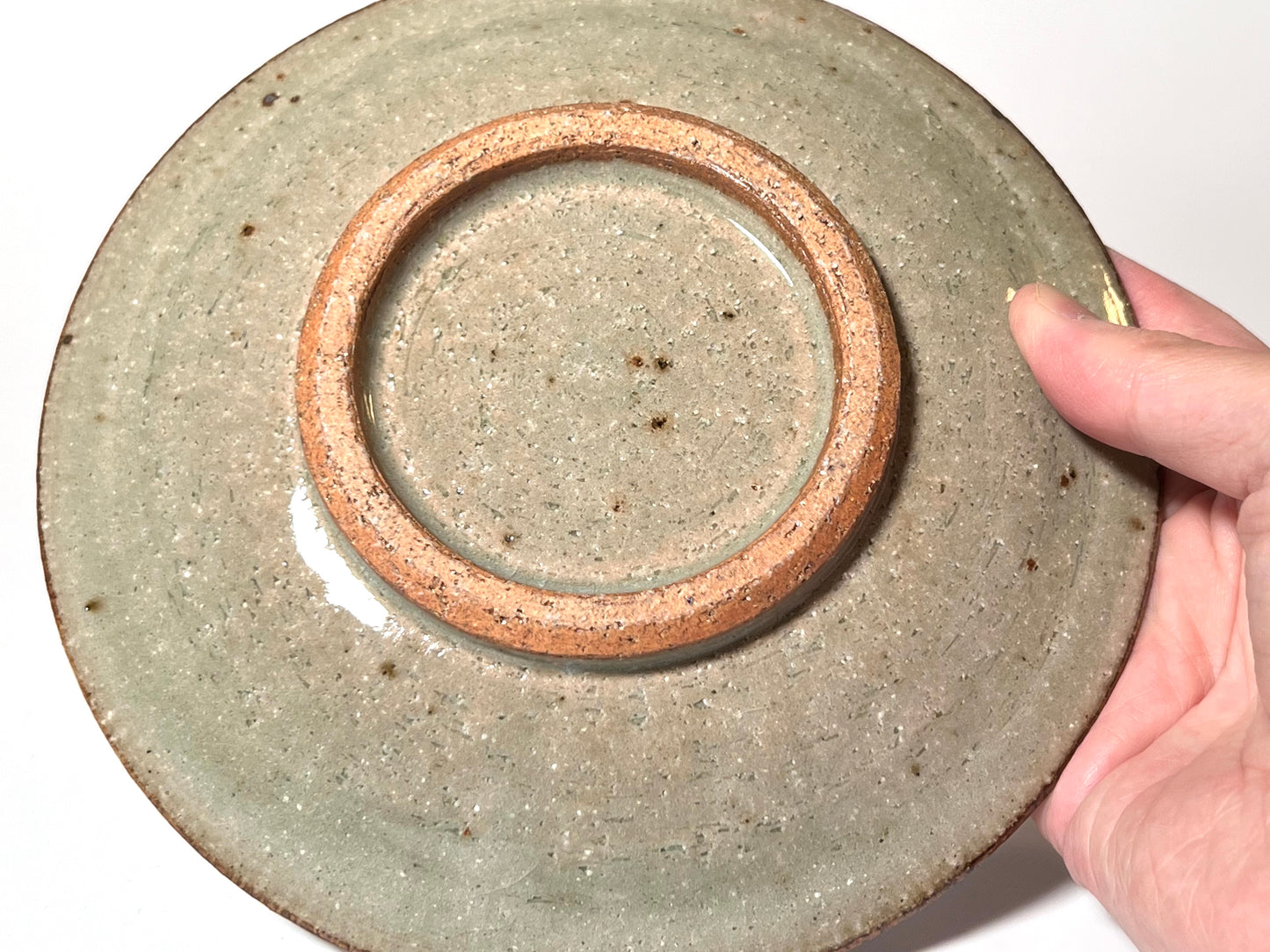 Kimano pottery - 7 sun plate - Sansai