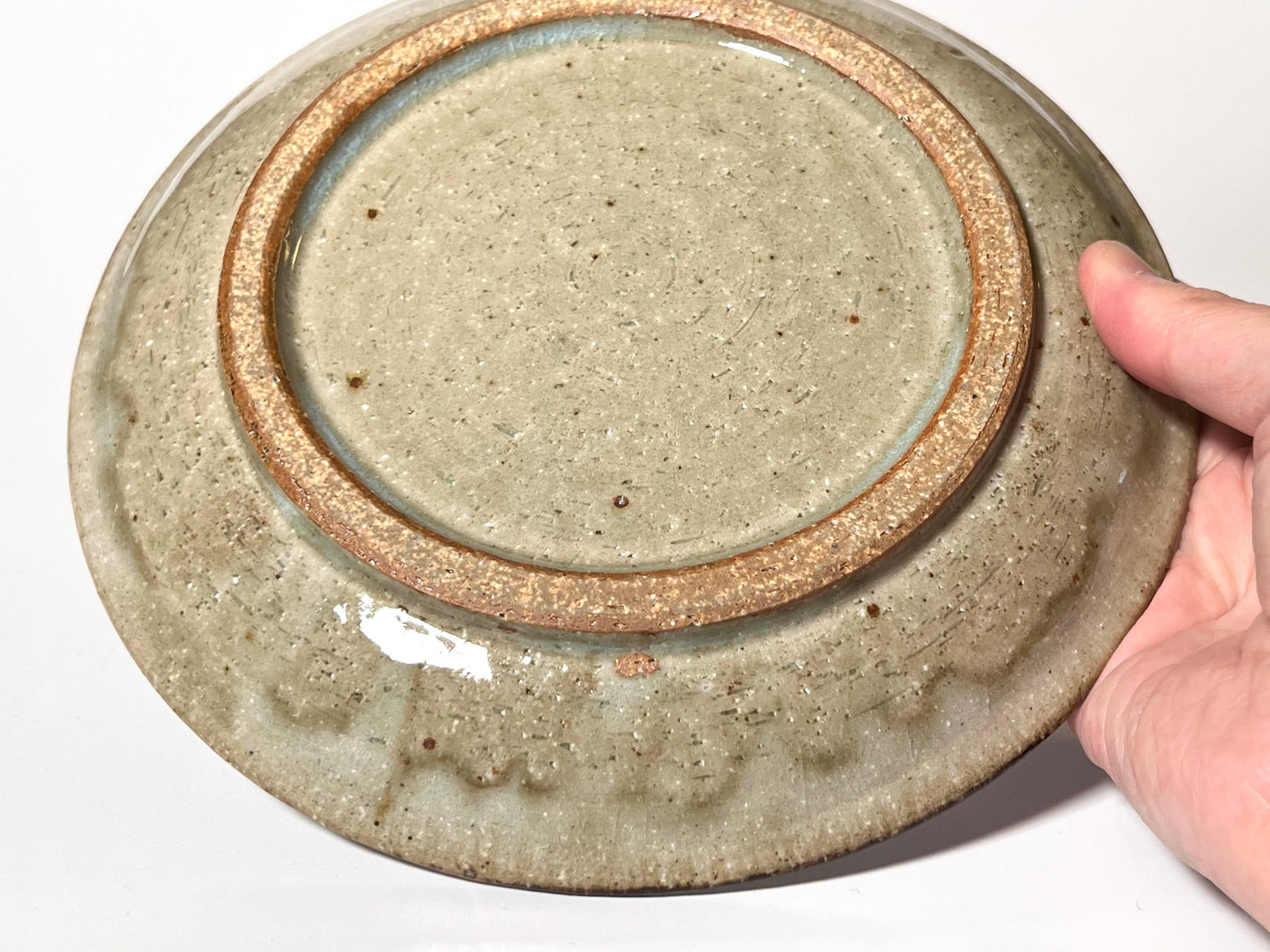 Kimano pottery - 7 sun plate - Sansai