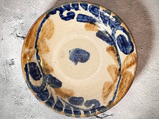 Eiichi Koubou - 6-sun plate - Arabesque cobalt 2