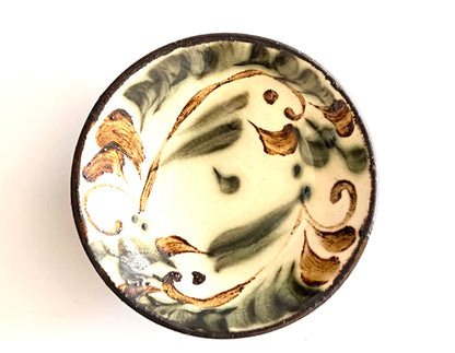 Workshop Yonamine - 5 inch plate - Arabesque, candy green